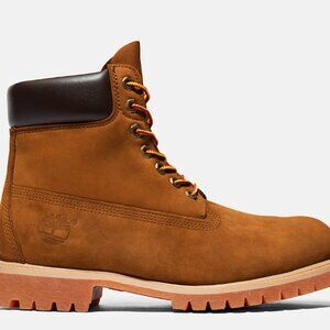 Women's Timberland Premium 6-Inch Waterproof Boots - Dark Wheat Nubuck